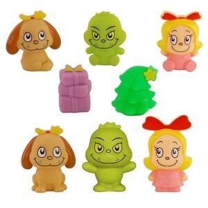 🎄The Grinch Finger Puppets & Bath Squirters | Holiday Collection